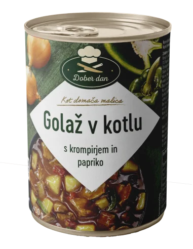 Golaž s svinjskim mesom in krompirjem, 400 gr