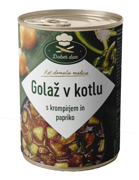 Golaž s svinjskim mesom in krompirjem, 400 gr