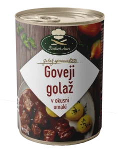 Golaž z govejim mesom, 400 gr