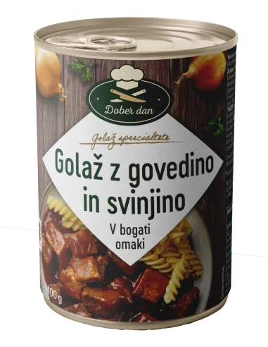 Gulaš od govedine i svinjetine, 400 g