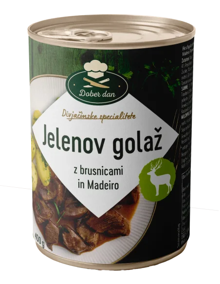 Jelenji gulaš, 400 g
