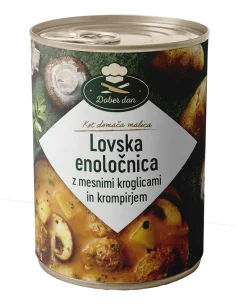Lovačko varivo s mesnim okruglicama, 400 g