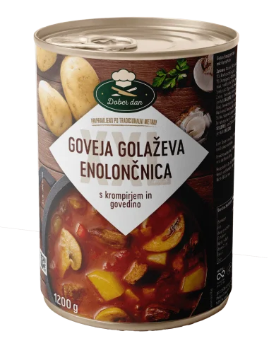 Gulaschtopf mit Rindfleisch, 1200 gr
